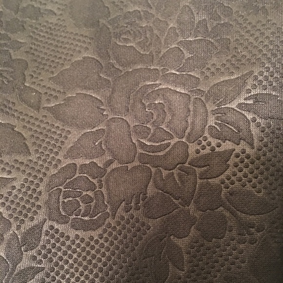 Black Floral Skirt by Frenchi Sz Medium - Picture 3 of 4